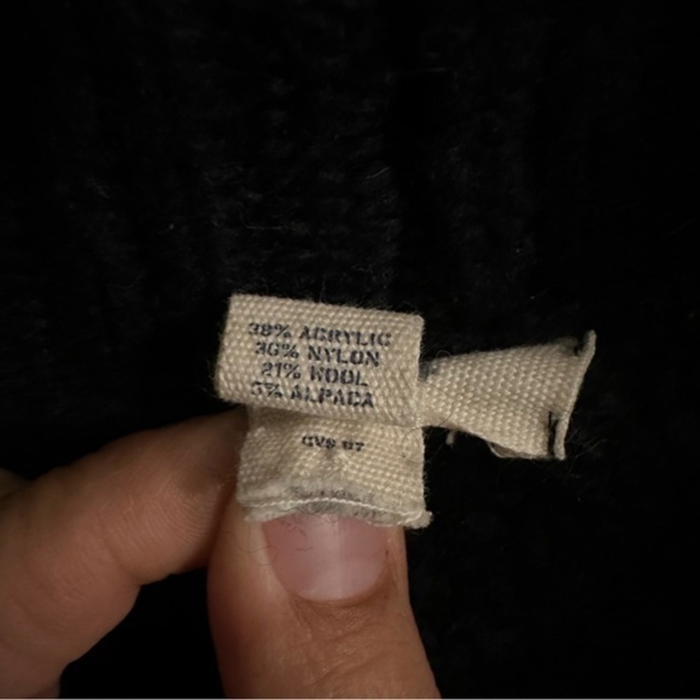 Lands’‎ End open cardigan, wool blend. Size Small - Picture 6 of 7